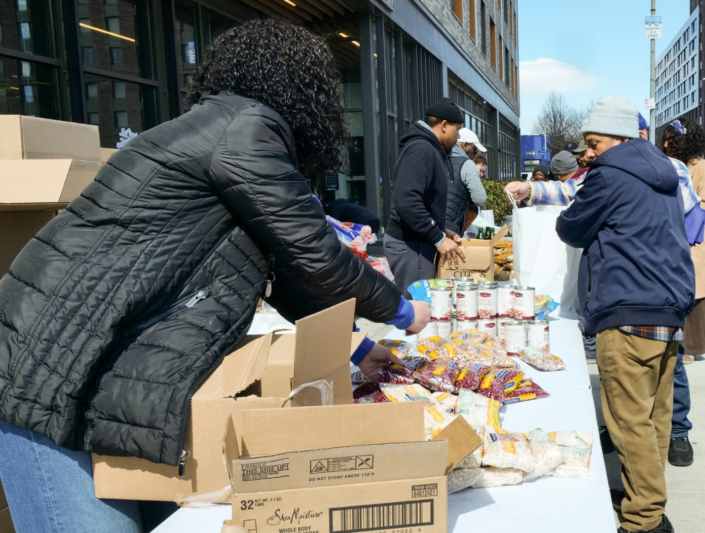 SNAP food distribution East New York